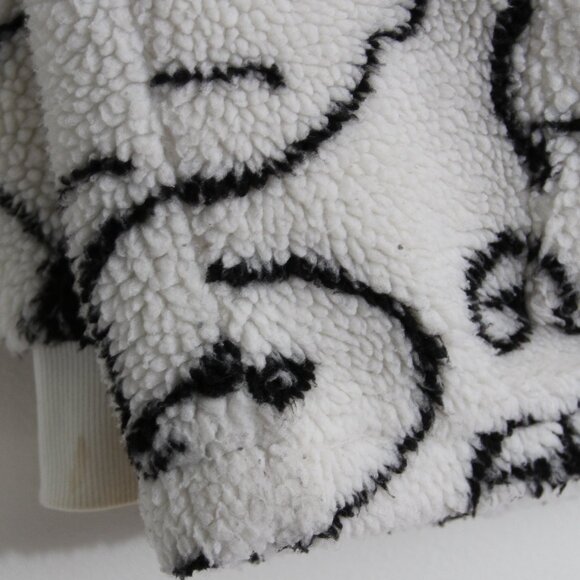 Lazy Oaf x Peanuts Snoopy Good Grief Full Zip Teddy Fleece Jacket Unisex Small - Picture 3 of 14